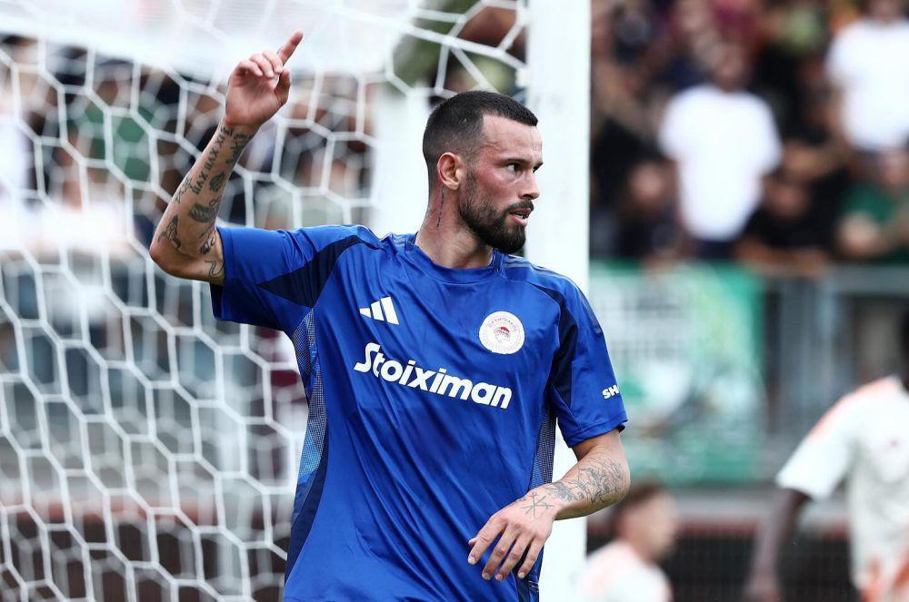 Kristoffer Velde saat memperkuat Olympiakos. (instagram.com/veldinh0)