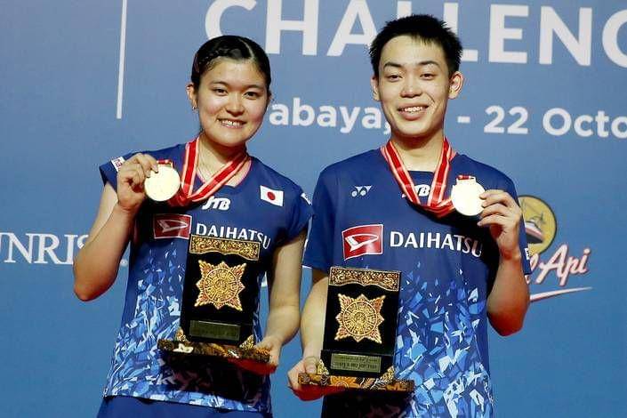 Hiroki Nishi dan Akari Sato memenangkan Vietnam Open 2023 (Dok. PBSI)