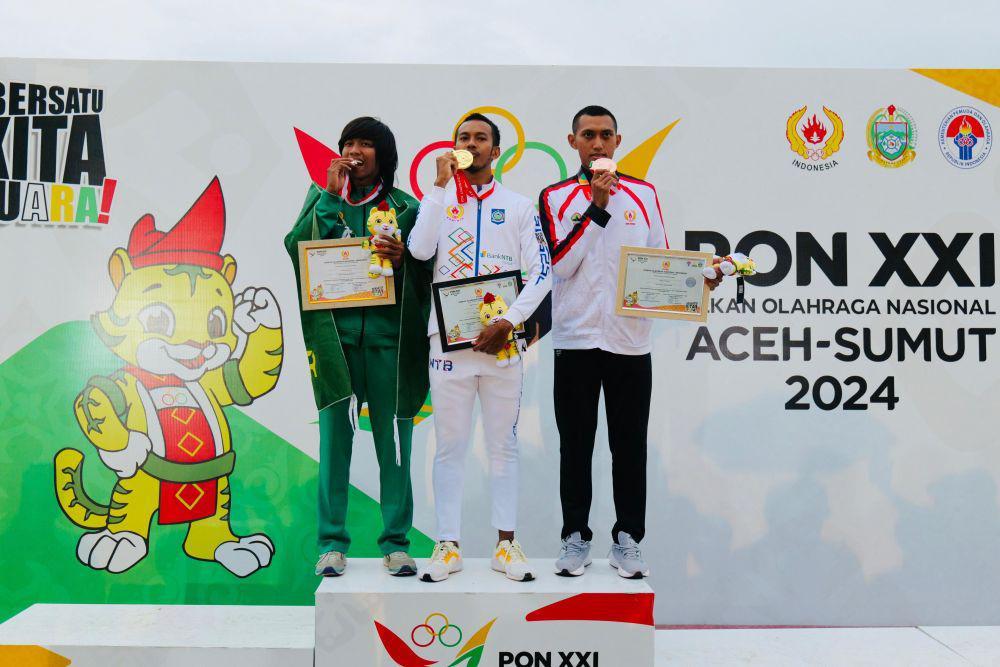 Atlet NTB Sapwaturrahman Raih Dua Medali Emas di PON Aceh-Sumut 2024