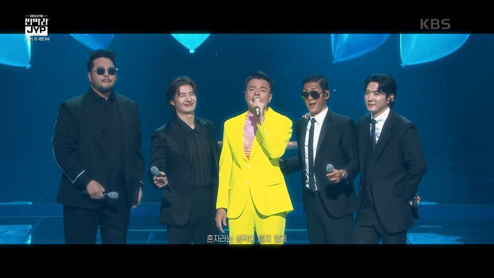 potret perayaan 30 tahun debut Park Jin Young (youtube.com/kbskpop)