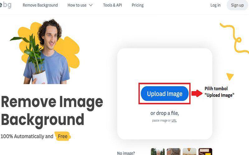 Langkah-langkah mengganti background foto secara online di Remove.bg (dok. pribadi/Jubaedah Haryani)
