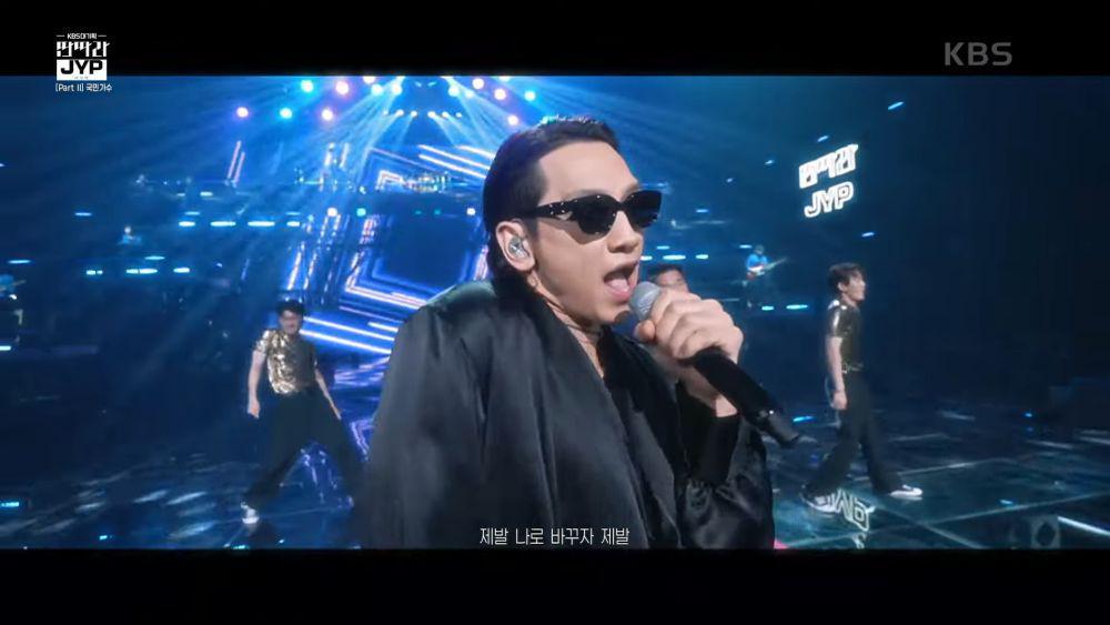 potret perayaan 30 tahun debut Park Jin Young (youtube.com/kbskpop)