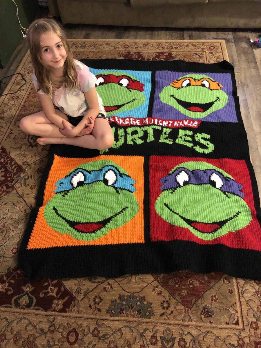 kreasi buatan tangan Teenage Mutant Ninja Turtles (reddit.com/user/miranda62743)