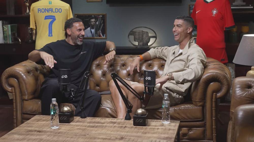 potret studio YouTube Cristiano Ronaldo (youtube.com/rioferdinandpresents)