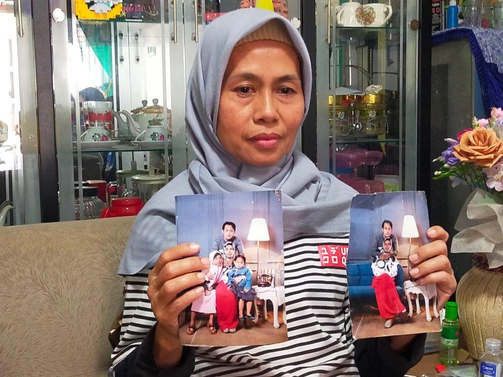 Ilustrasi ibu korban TPPO yang meninggal dunia di Kamboja (IDN Times/Siti Fatimah)