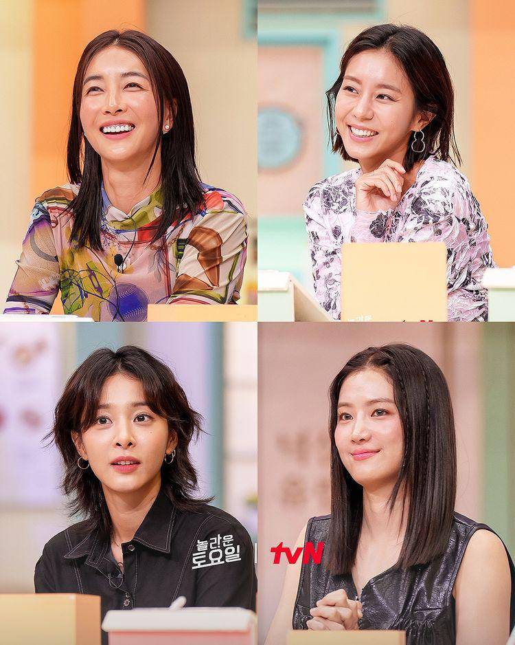 Jin Seo Yeon, Uee, Seol In Ah dan Park Ju Hyun di Amazing Saturday (instagram.com/amazingsat_official)