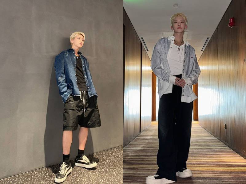 styling outer shirt ala Hoshi SEVENTEEEN (instagram.com/ho5hi_kwon)