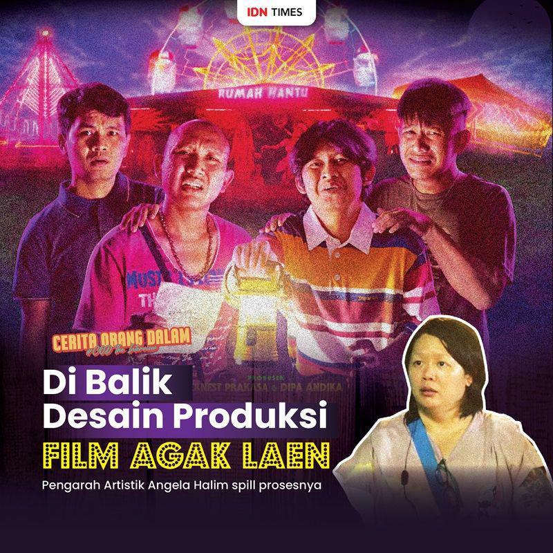 Angela Halim Bongkar Serunya di Balik Desain Produksi Film Agak Laen