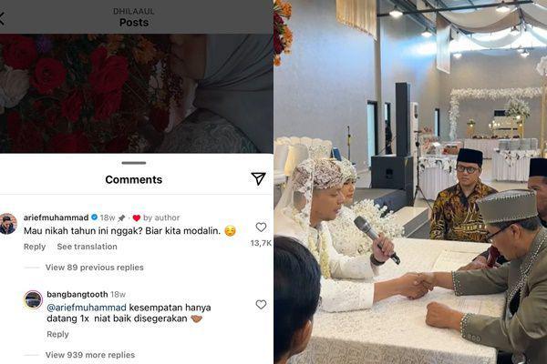 Arief Muhammad Modalin Nikah Warganet yang Viral