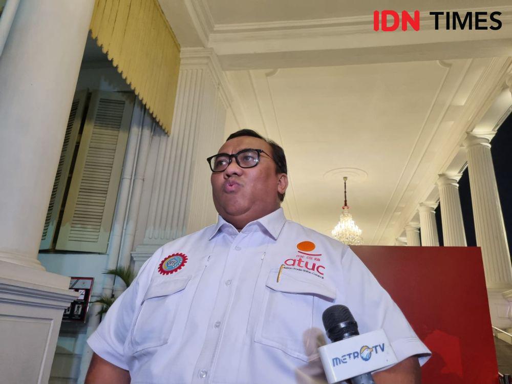 Presiden Konfederasi Serikat Pekerja Seluruh Indonesia (KSPSI), Andi Gani Nena Wea (IDN Times/Ilman Nafi'an)