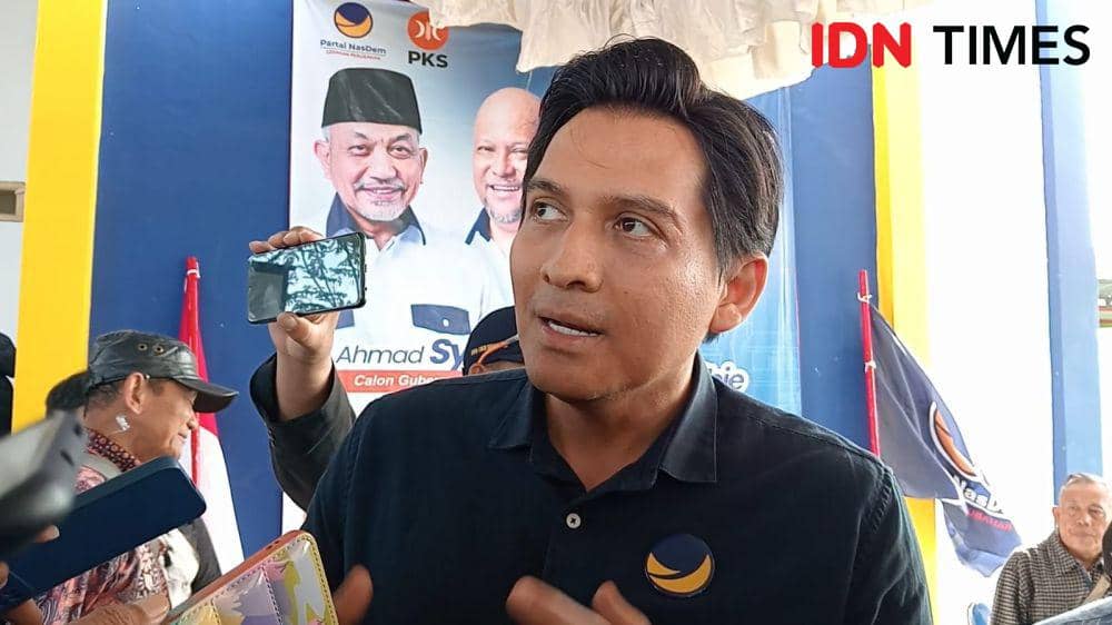 Inin Nastain IDN Times/ Ketua DPD Nasdem Indramayu Lucky Hakim