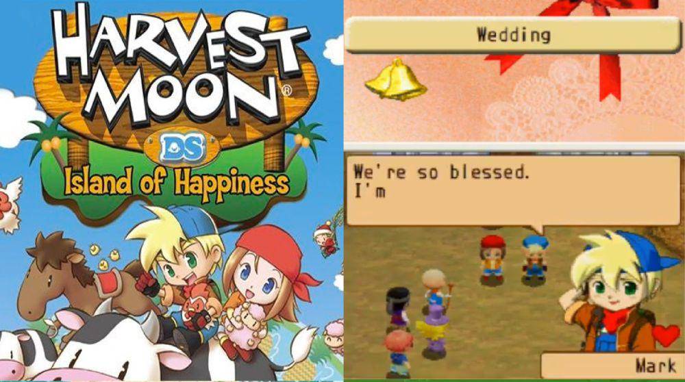 pernikahan Chelsea dan Mark dalam Harvest Moon: Island of Happiness (dok. Natsume/Island of Happiness)