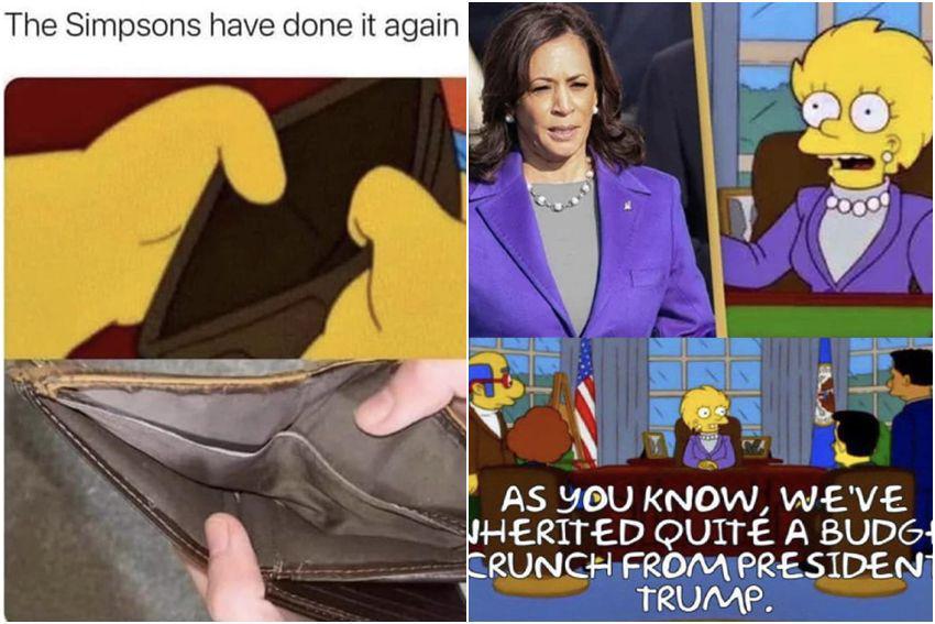 kolase meme The Simpsons memprediksi masa depan (reddit.com/user/Face-Neither | reddit.com/user/Darth-Faker)