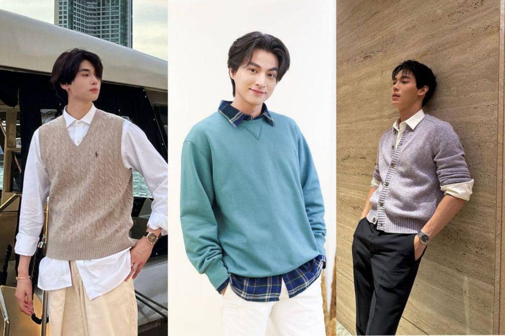 7 Inspirasi Gaya Preppy Look ala Aktor Thailand, Klasik nan Estetik!