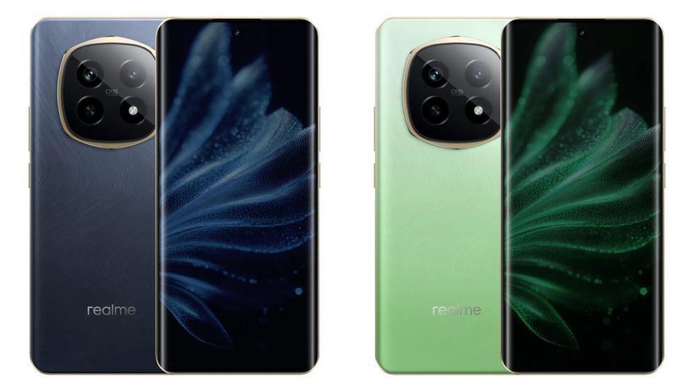 realme P2 Pro 5G warna eagle grey (kiri) dan parrot green (kanan) (realmme.com)