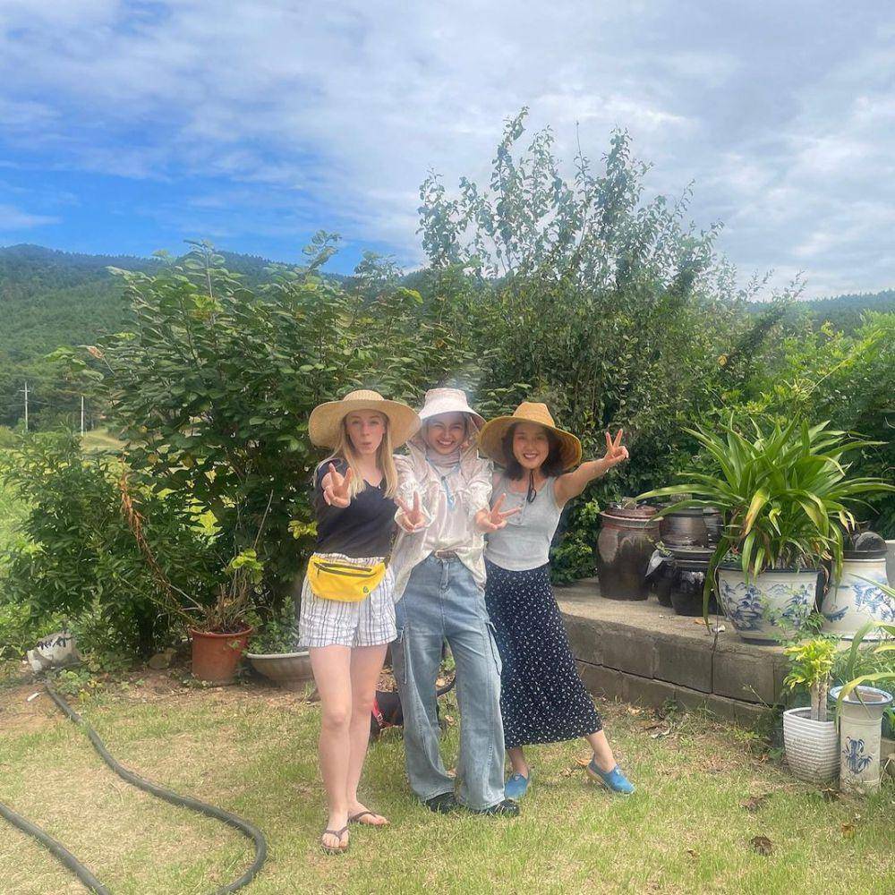 Xaviera belajar berkebun di Korea (instagram.com/xavieraaputri)