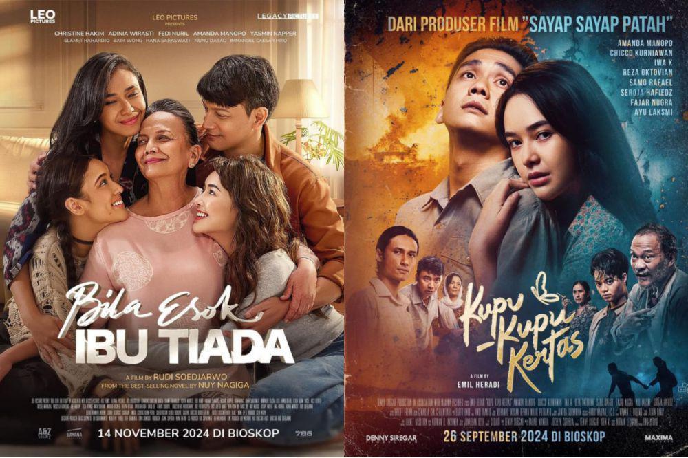 Film Amanda Manopo di 2024 (dok. Max Pictures / Kupu-Kupu Kertas | dok. Leo Pictures / Bila Esok Ibu Tiada)