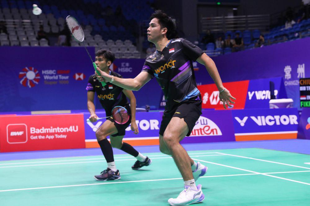 Muhammad Shohibul Fikri/Daniel Marthin memenangkan babak 32 besar China Open 2024 (dok.PP PBSI)