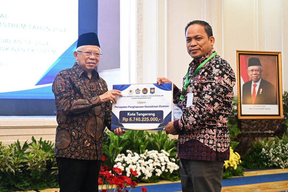 Pemkot Tangerang Diguyur Dana Insentif Fiskal Rp6 Miliar