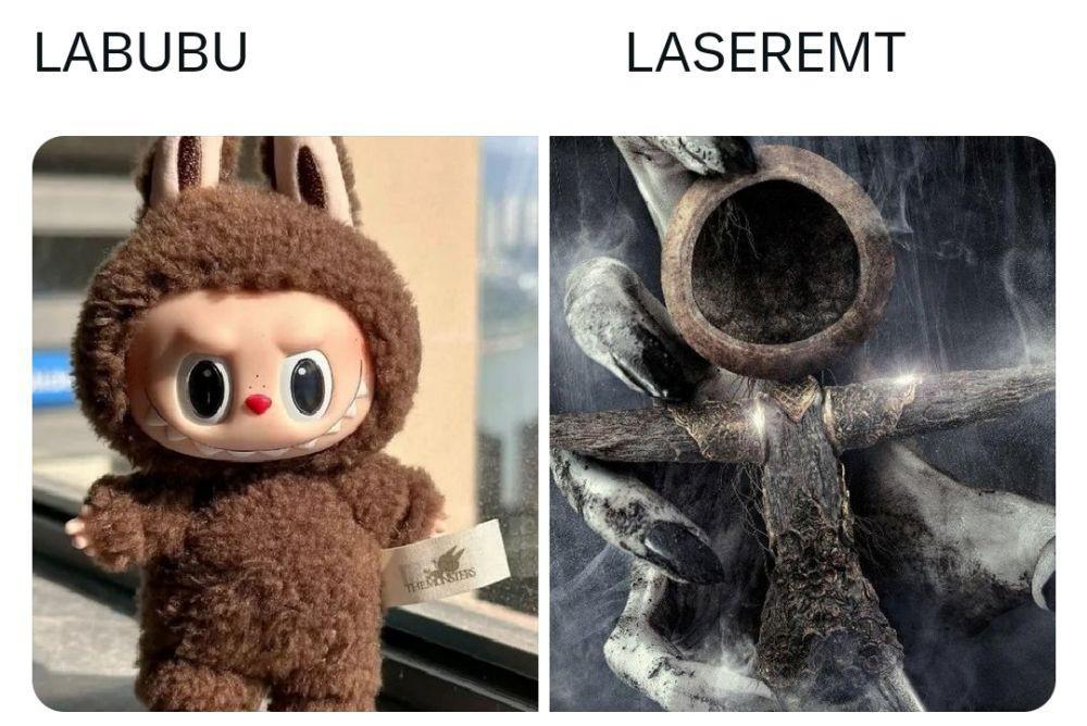 10 Meme Labubu si Boneka Viral, Kocaknya Ada Aja Sih!