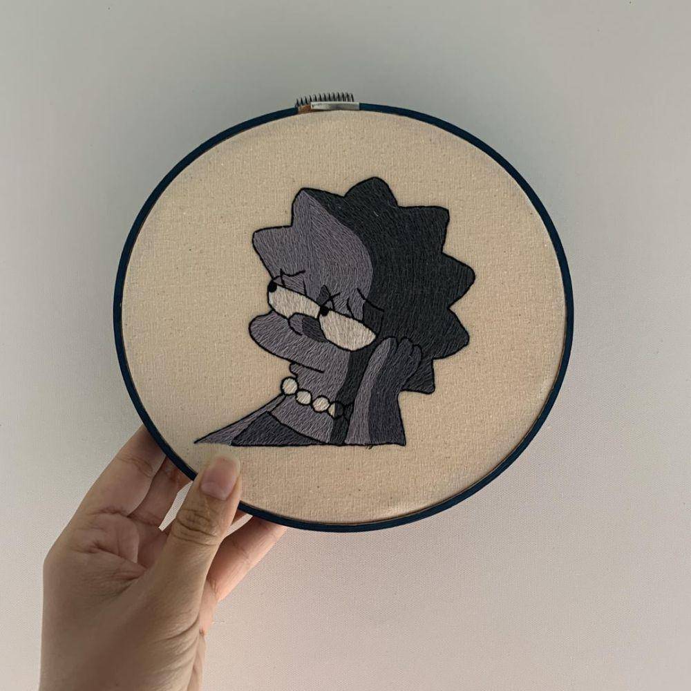 karya buatan tangan The Simpsons (reddit.com/user/zhueffle)
