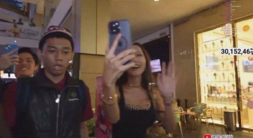 momen Lucinta Luna ketemu YouTuber Speed (youtube.com/ishowspeed)