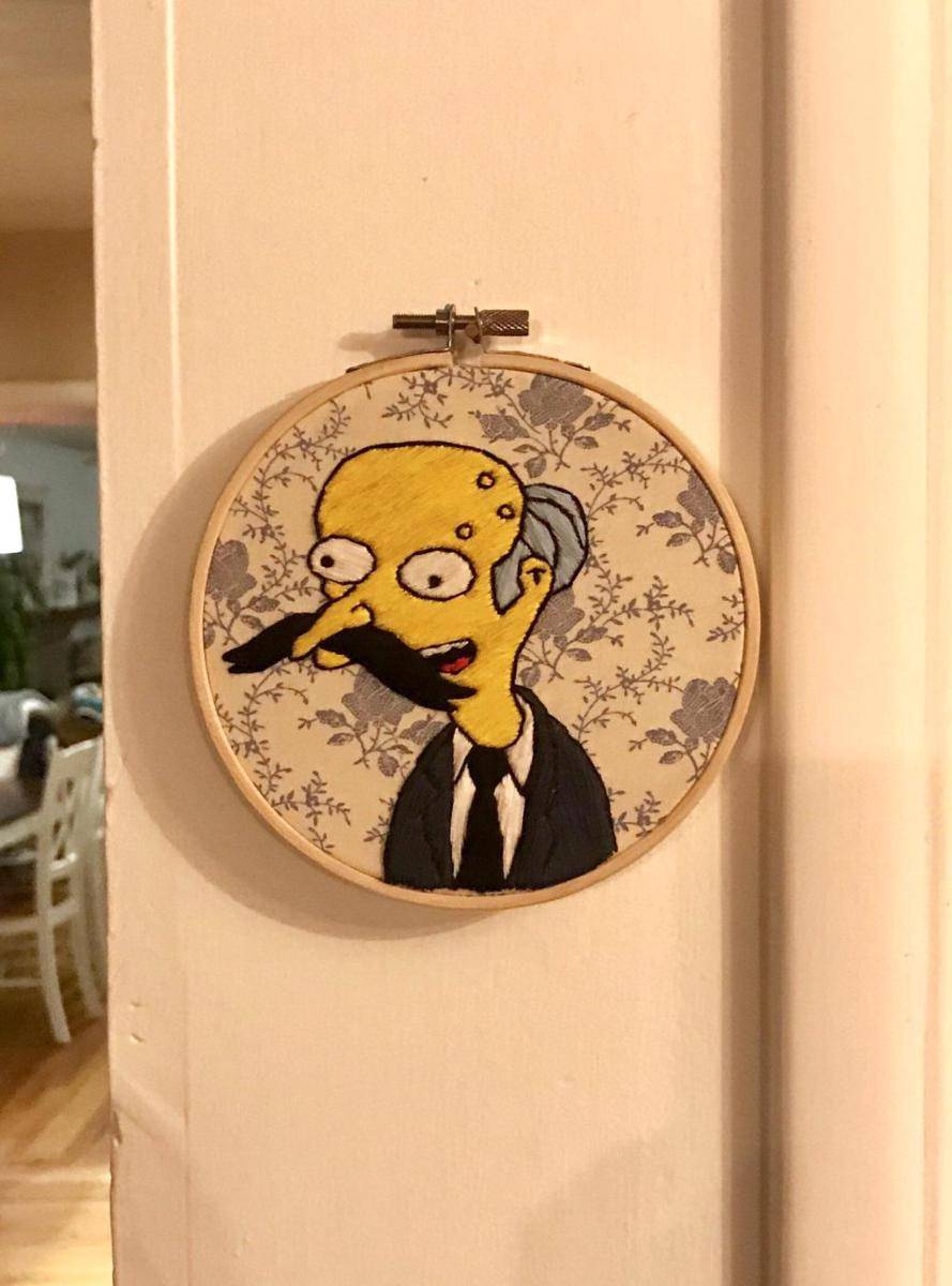karya buatan tangan The Simpsons (reddit.com/user/GreenGeese)
