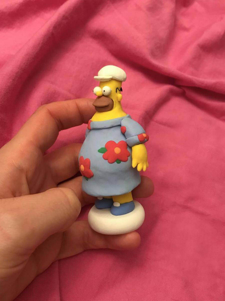 karya buatan tangan The Simpsons (reddit.com/user/pmo88)