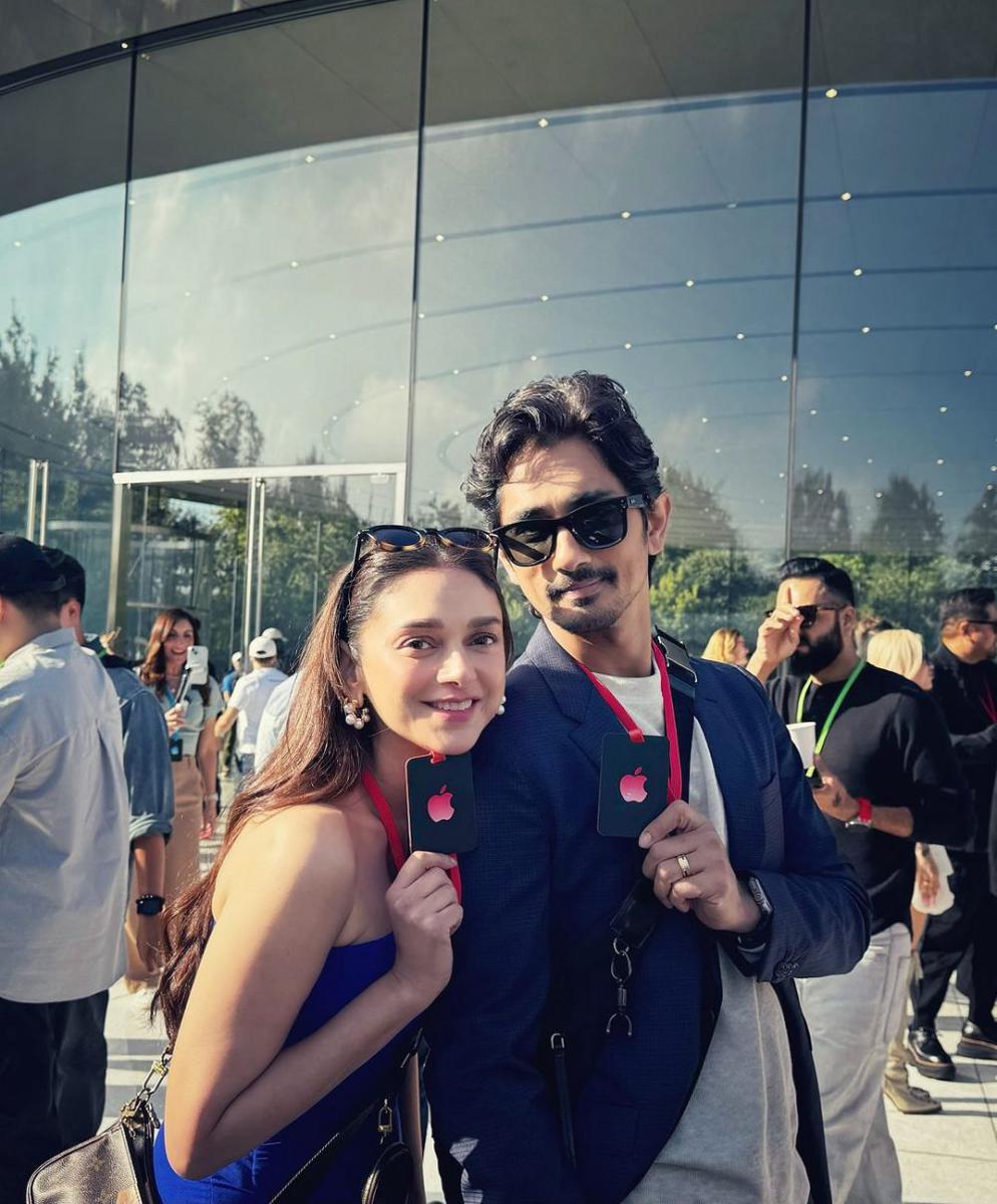 Aditi Rao Hydari dan Siddharth (instagram.com/aditiraohydari)
