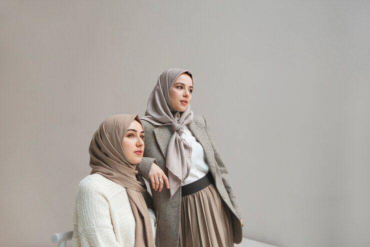 Ilustrasi style jilbab (freepik.com)