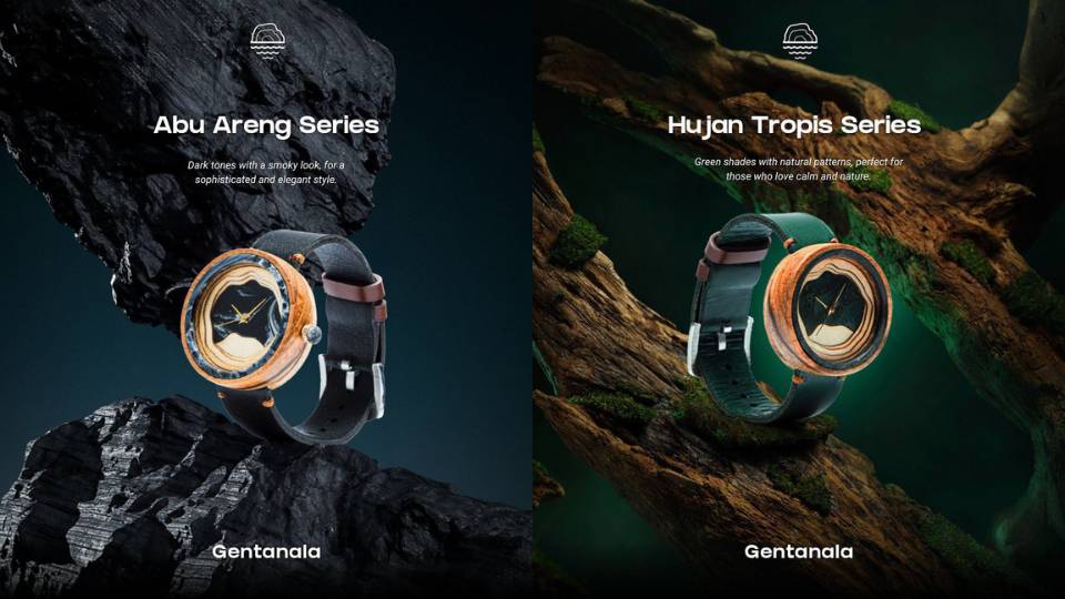 jam tangan kayu Gentanala (instagram.com/@gentanala)