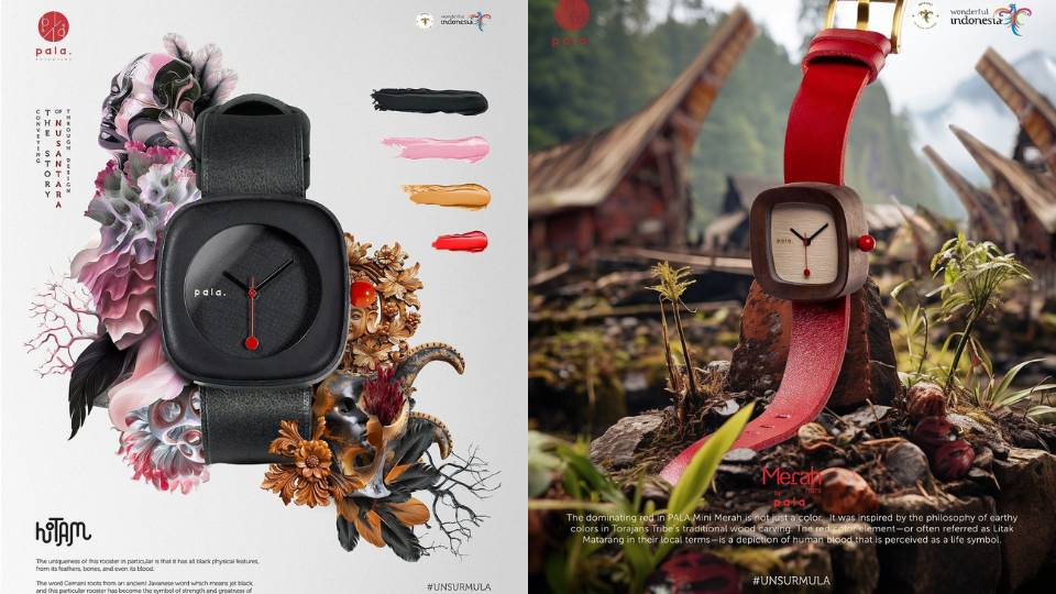 jam tangan kayu PALA Nusantara (instagram.com/@palanusantara)