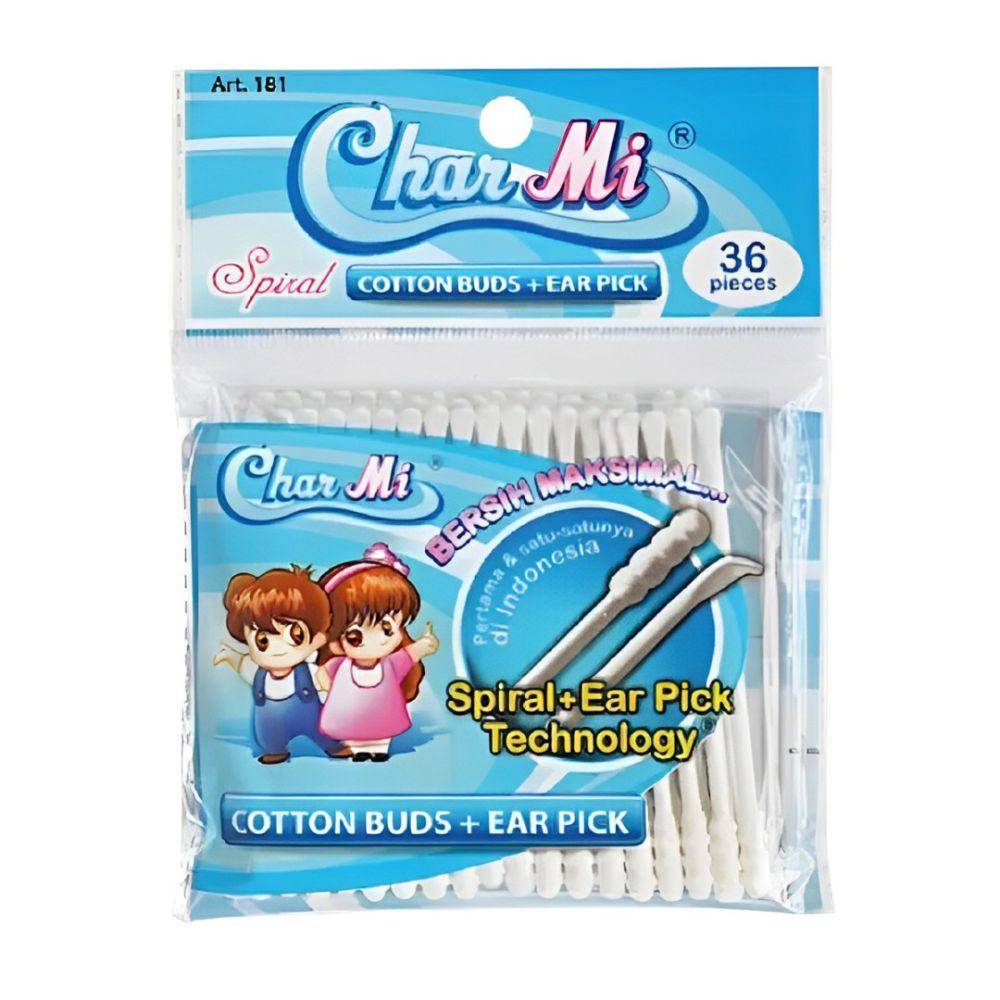 Charmi Cotton Buds Earpick 36 pcs (dok. Charmi)