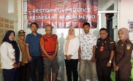 Ekspose perkara melalui retoratuve justice Kejati Lampung bersama Kejaksaan Agung RI. (DOK. Kejati Lampung).