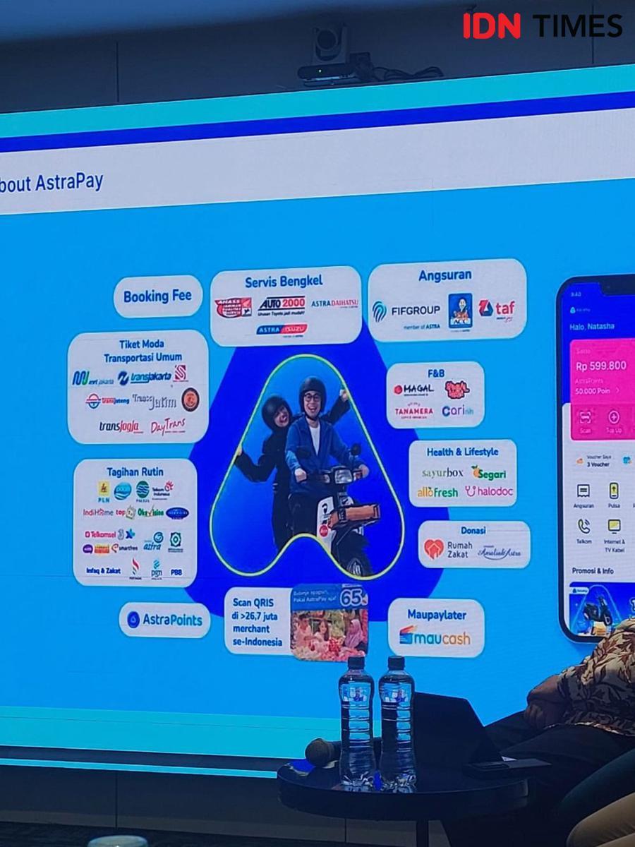 Ragam layanan yang dapat memanfaatkan AstraPay. (IDN Times/Santi Dewi)