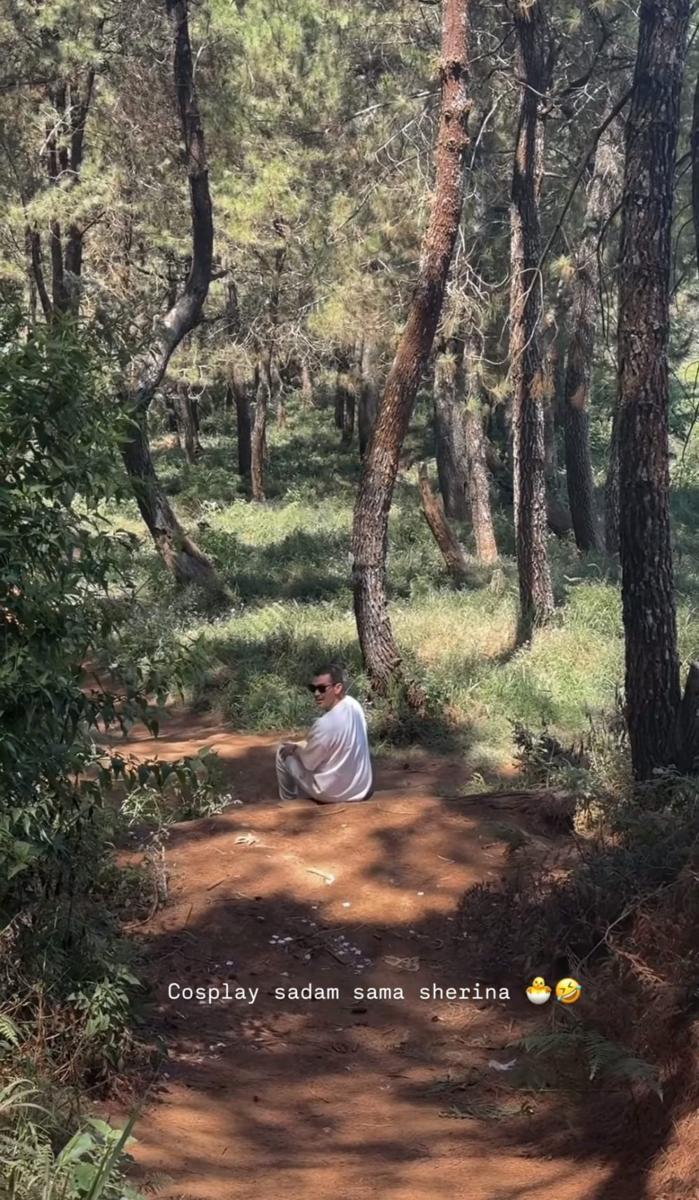 potret Citra Kirana hiking ke Kawah Gunung Tangkuban Parahu (instagram.com/citraciki)