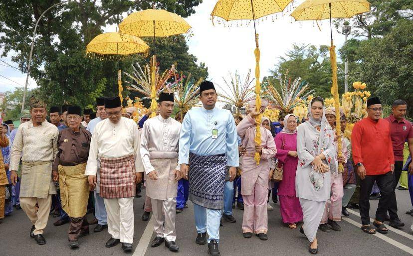 Peringatan Maulid Nabi Muhammad SAW 1446 H/2024 yang digelar Pemko Medan di Mesjid Raya Al- Mashun (Dok. Diskominfo Medan)