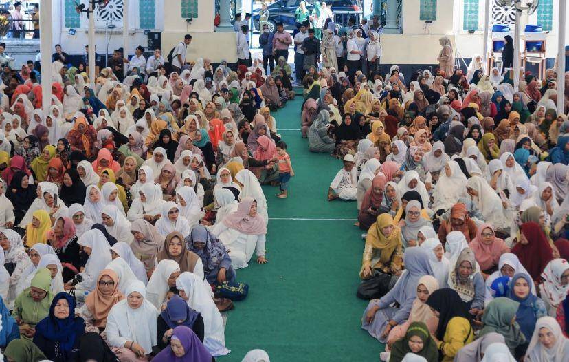 Peringatan Maulid Nabi Muhammad SAW 1446 H/2024 yang digelar Pemko Medan di Mesjid Raya Al- Mashun (Dok. Diskominfo Medan)