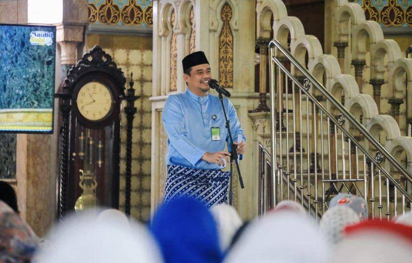 Peringatan Maulid Nabi Muhammad SAW 1446 H/2024 yang digelar Pemko Medan di Mesjid Raya Al- Mashun (Dok. Diskominfo Medan)