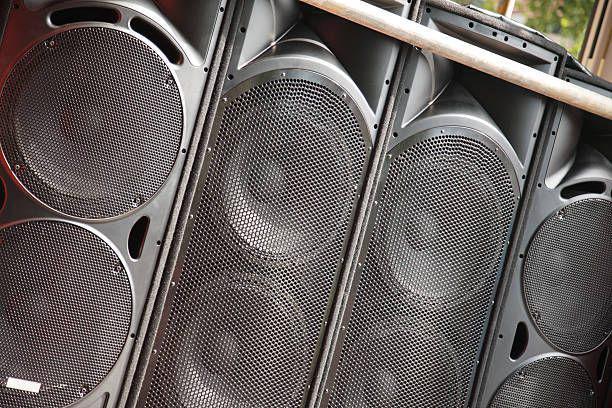 Ilustrasi speaker sound system. https://www.istockphoto.com/debstheleo