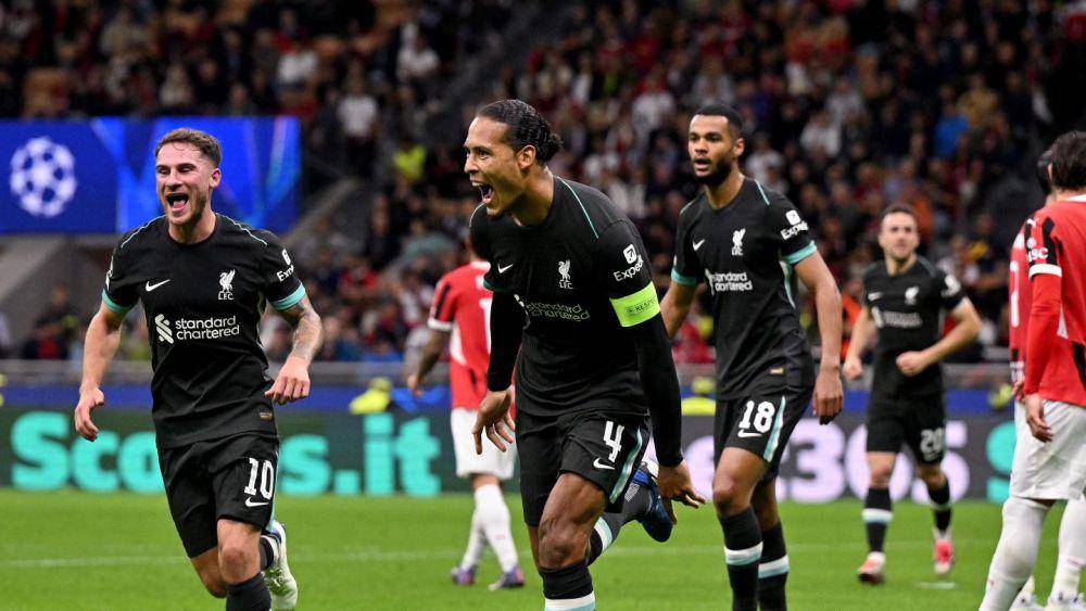 Liverpool mengalahkan AC Milan pada matchday pembuka Liga Champions 2024/2025. (liverpoolfc.com)