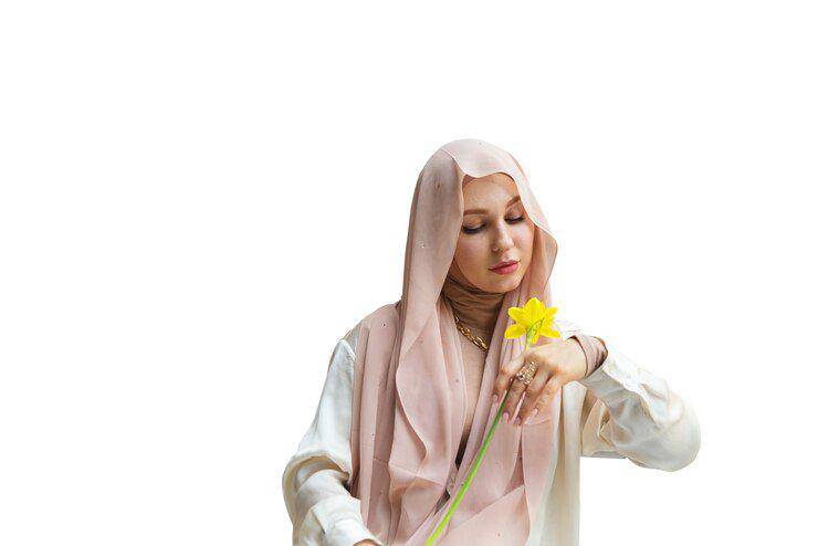 Ilustrasi style jilbab (freepik.com)