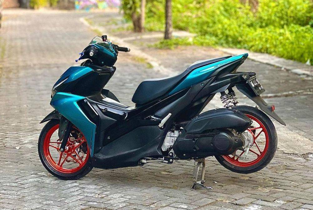 ilustrasi repaint velg Yamaha Aerox (instagram.com/sheenypaintwork)