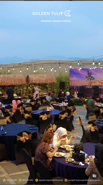 Sunset Culinary Festival Hotel Golden Tulip, Sajikan Kuliner dan Senja