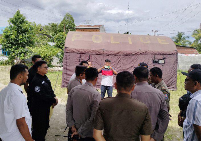 Polisi dirikan 2 camp pengamanan di Jalan Selambo (IDN Times/Eko Agus Herianto)