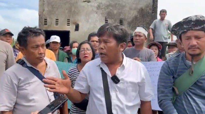 Timbang Tampubolon selaku perwakilan Forum Perumahan dan Pemukiman Bersama Selambo Sejahtera (dok.Istimewa)