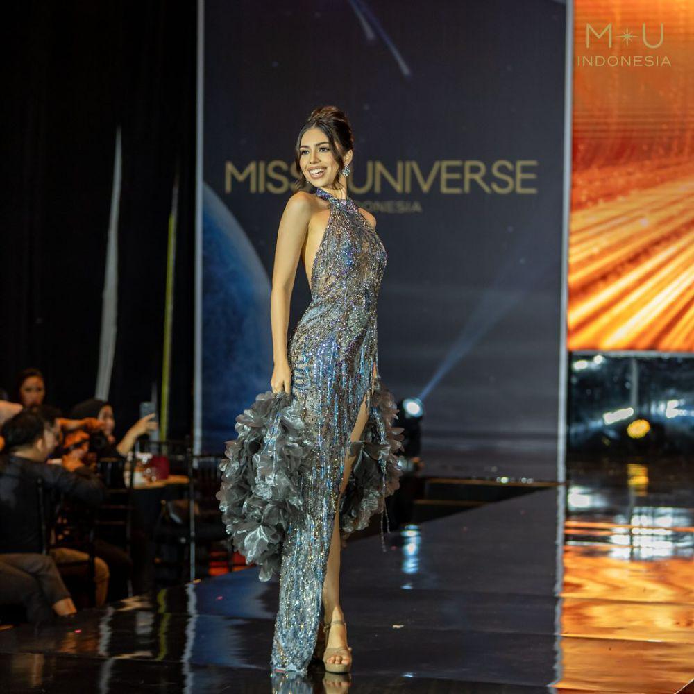 Finalis Miss Universe Indonesia 2024 di Preliminary Evening Gown (Instagram.com/missuniverseindonesia2024)