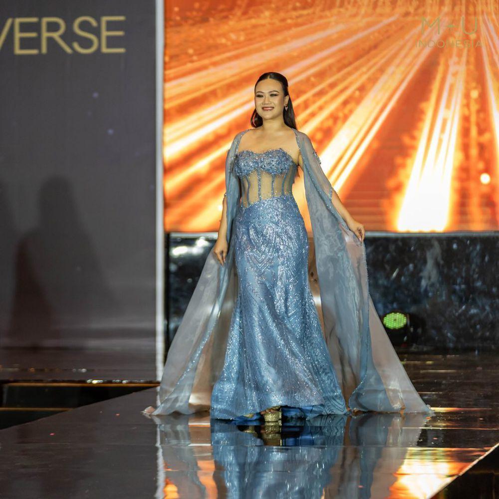 Finalis Miss Universe Indonesia 2024 di  Preliminary Evening Gown (Instagram.com/missuniverseindonesia2024)