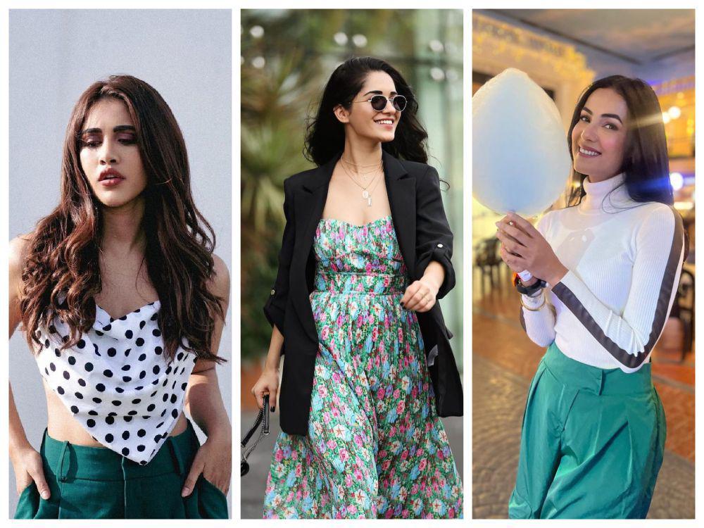 Suka Warna Hijau? Intip 7 Mix-and-Match Outfit Hijau ala Aktris India