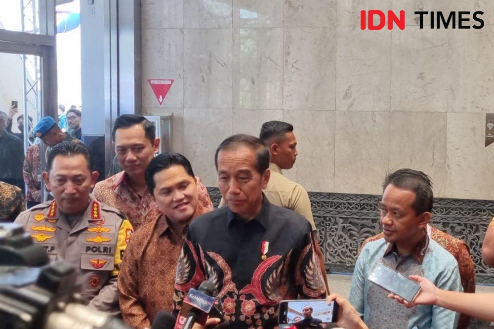 Presiden Jokowi Resmikan Pembukaan Indonesia International Geothermal Convention and Exhibition (IIGCE) ke-10 di JCC (IDN Times/Ilman Nafi'an)